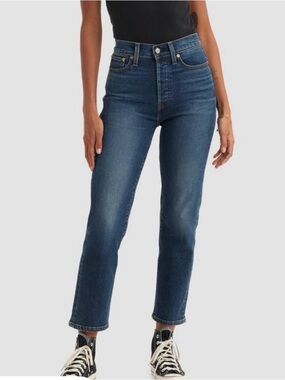 Levi's® Women's High-Rise Wedgie Straight
Cropped Jeans - Indigo (Size 30) NWT